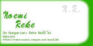 noemi reke business card